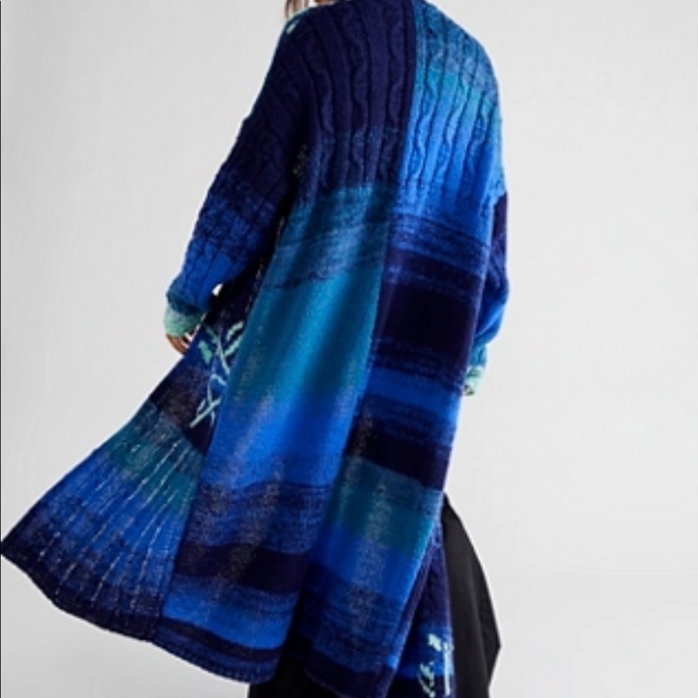 NWT Free People Flurry Cardi in Indigo